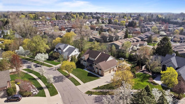 900 Mcdonald Dr, Northville, MI 48167 - aerial view of property and surrounding area featuring nearby suburban area