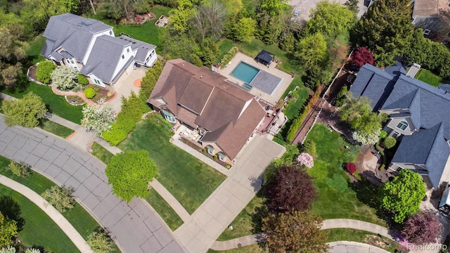 900 Mcdonald Dr, Northville, MI 48167 - aerial view of residential area