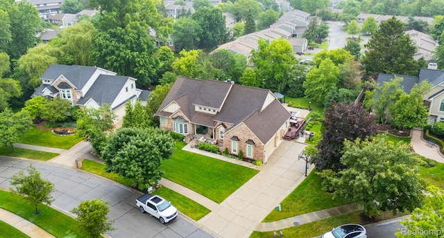 900 Mcdonald Dr, Northville, MI 48167 - aerial perspective of suburban area