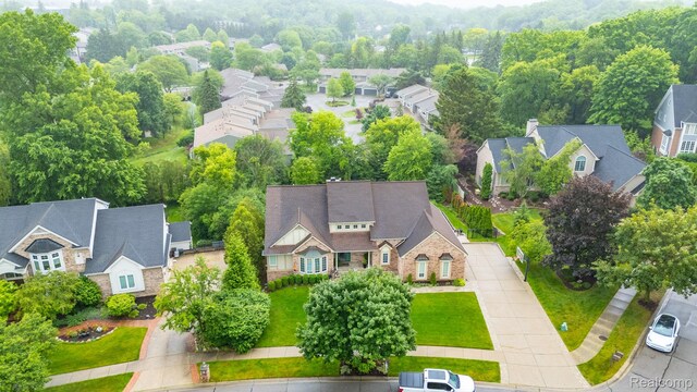 900 Mcdonald Dr, Northville, MI 48167 - aerial view of residential area