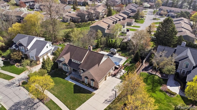900 Mcdonald Dr, Northville, MI 48167 - aerial view of property's location with nearby suburban area