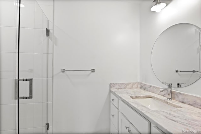 900 Mcdonald Dr, Northville, MI 48167 - bathroom with vanity and a tile shower