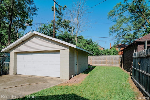 16219 Normandy St, Detroit, MI 48221 - view of detached garage