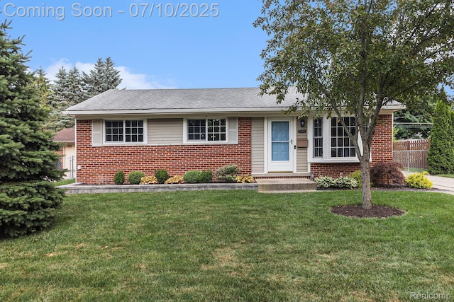 39408 Atkinson Dr, Sterling Heights, MI 48313 - view of front of property with brick siding
