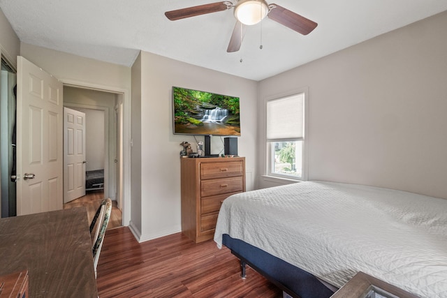 352 W Tacoma St, Clawson, MI 48017 - bedroom featuring wood finished floors and ceiling fan