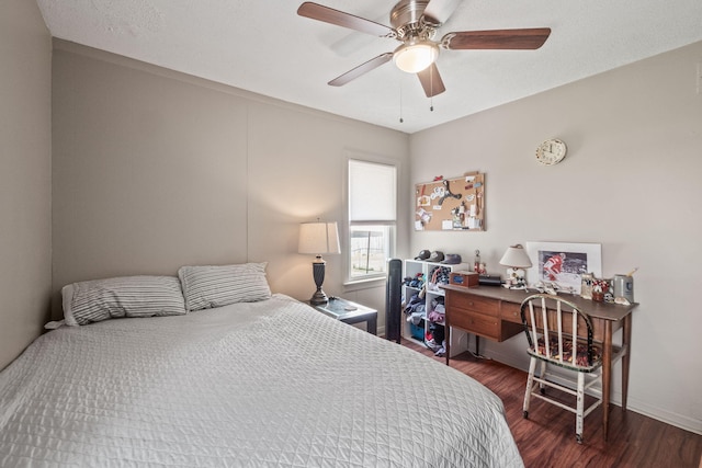 352 W Tacoma St, Clawson, MI 48017 - bedroom with wood finished floors and ceiling fan