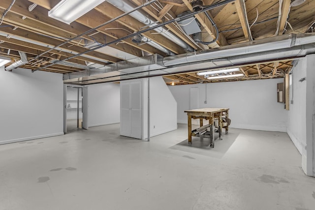 3416 Northlands Ave, Jackson, MI 49201 - basement with electric panel