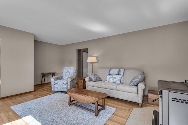 3416 Northlands Ave, Jackson, MI 49201 - living area with light wood-style floors and baseboards