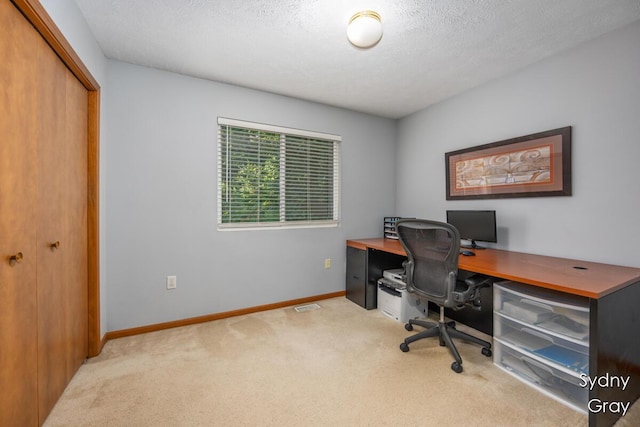 11200 Ivory Valley Dr NE, Rockford, MI 49341 - carpeted office space featuring baseboards and a textured ceiling