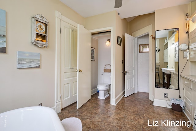 120 Union Ave SE, Grand Rapids, MI 49503 - full bathroom with a soaking tub and ceiling fan