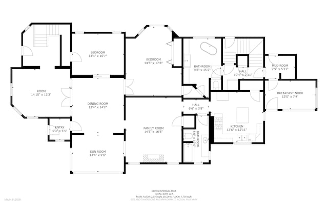 120 Union Ave SE, Grand Rapids, MI 49503 - view of floor plan / room layout