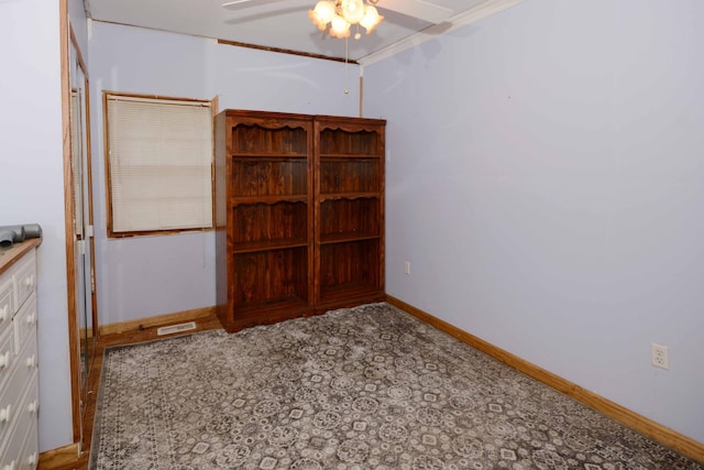 2357 River St, Kalamazoo, MI 49048 - unfurnished bedroom with ceiling fan and baseboards