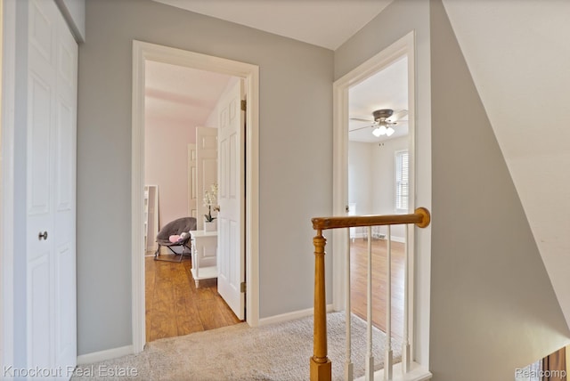 622 W Schleier St, Frankenmuth, MI 48734 - hall featuring carpet flooring and baseboards