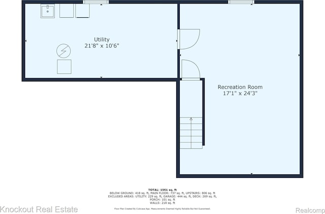 622 W Schleier St, Frankenmuth, MI 48734 - view of property floor plan
