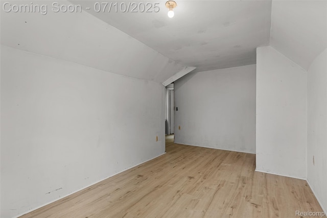 18930 Deering St, Melvindale, MI 48152 - additional living space with vaulted ceiling and wood finished floors