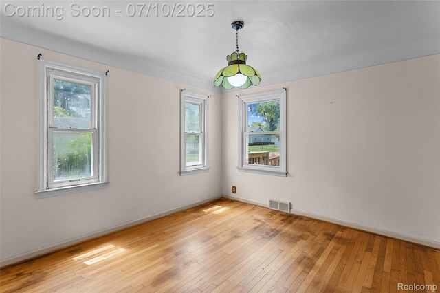 18930 Deering St, Melvindale, MI 48152 - spare room with light wood-type flooring and baseboards