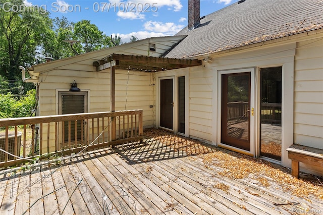18930 Deering St, Melvindale, MI 48152 - view of deck