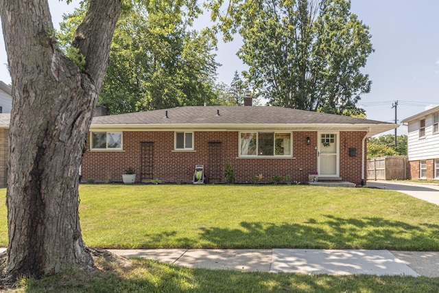 2041 Norfolk Ave, Ann Arbor, MI 48103 - view of front of property with brick siding and a chimney