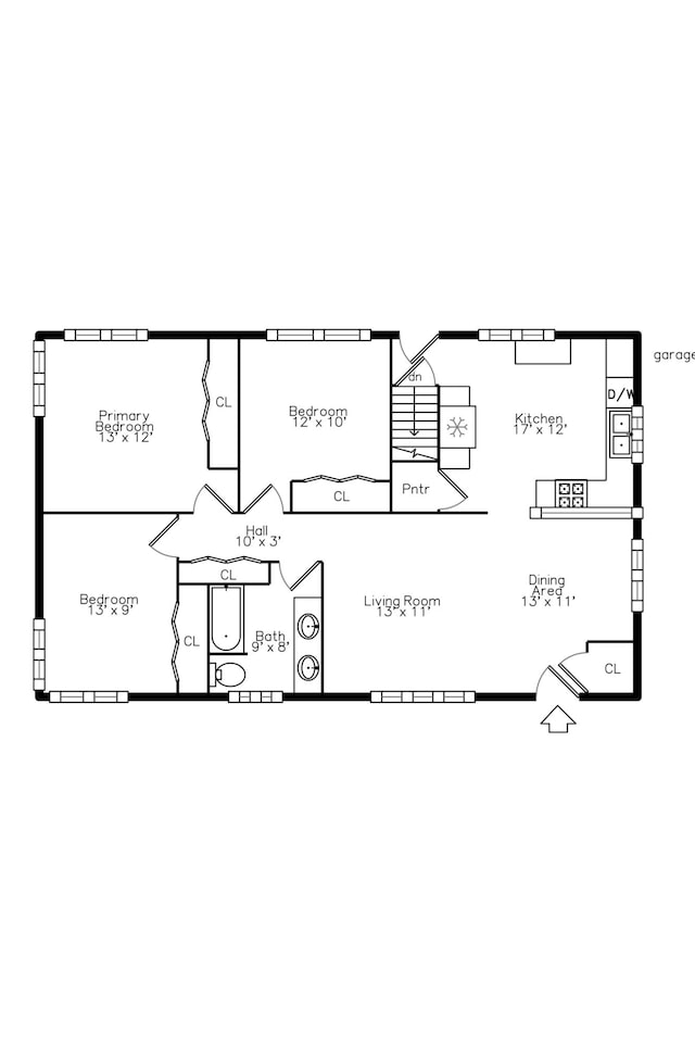 2041 Norfolk Ave, Ann Arbor, MI 48103 - view of floor plan / room layout