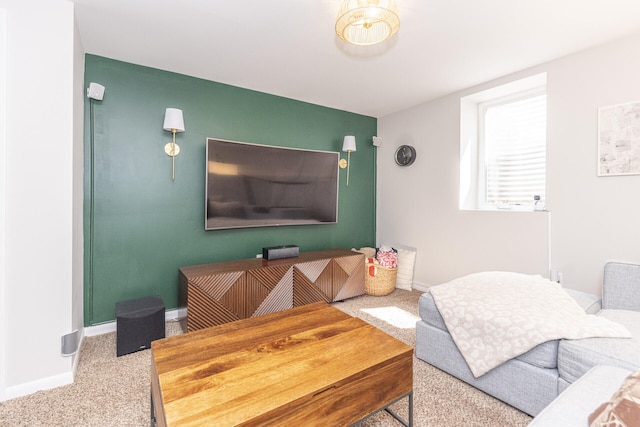 2041 Norfolk Ave, Ann Arbor, MI 48103 - living room featuring carpet floors and baseboards
