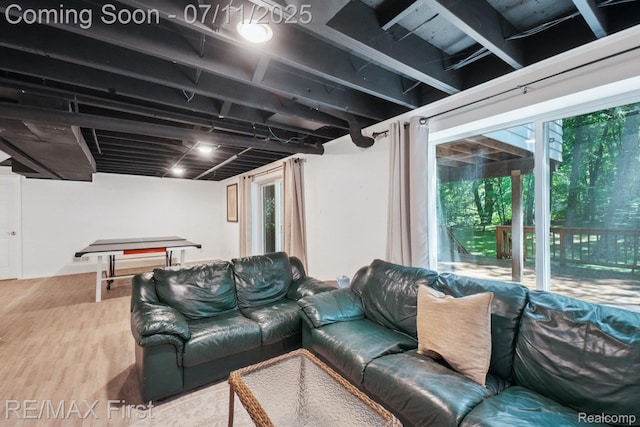 5910 Hillsboro Rd, Davisburg, MI 48350 - living room with wood finished floors