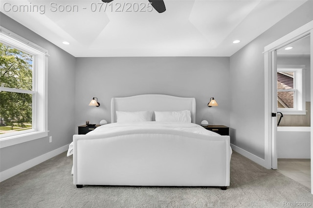 1212 Royal Ave, Royal Oak, MI 48073 - carpeted bedroom featuring recessed lighting and baseboards
