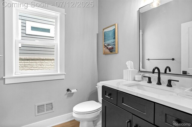 1212 Royal Ave, Royal Oak, MI 48073 - bathroom with vanity and wood finished floors