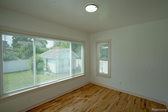 163 Moss St, Highland Park, MI 48203 - spare room with plenty of natural light and light wood finished floors