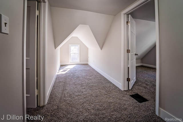 959 Washtenaw Rd, Ypsilanti, MI 48197 - additional living space with carpet flooring and vaulted ceiling