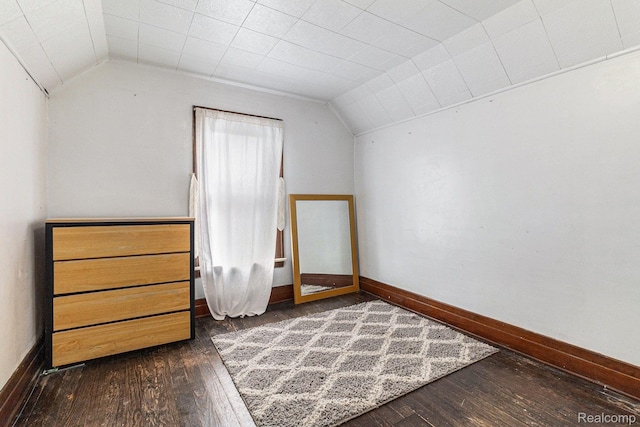 360 Burke St, River Rouge, MI 48218 - bonus room with lofted ceiling and dark wood-type flooring