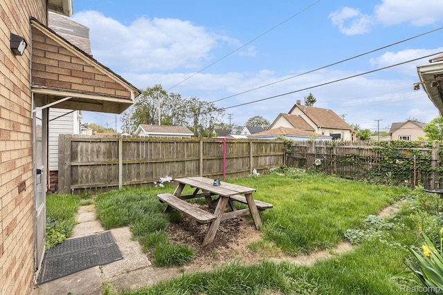 360 Burke St, River Rouge, MI 48218 - view of fenced backyard