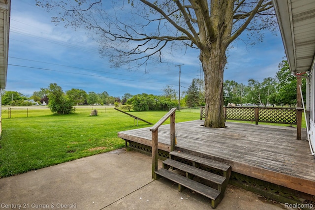 2548 Hearthside Dr, Ypsilanti, MI 48198 - view of patio / terrace with a deck
