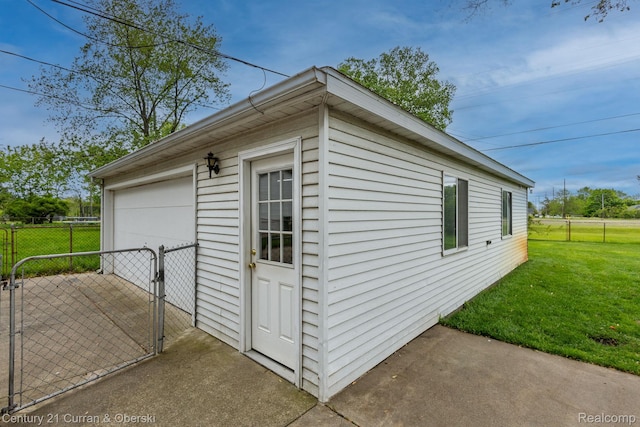 2548 Hearthside Dr, Ypsilanti, MI 48198 - view of outdoor structure featuring a gate