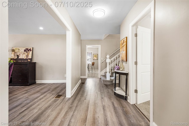 18024 Fairfield St, Redford, MI 48221 - foyer entrance featuring wood finished floors and stairway