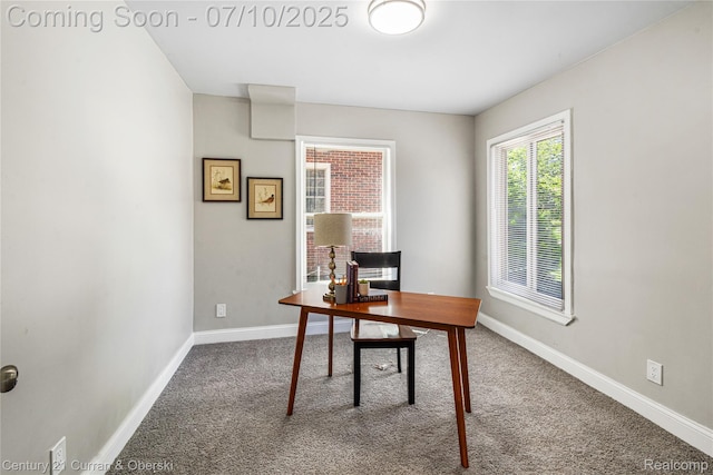 18024 Fairfield St, Redford, MI 48221 - carpeted home office featuring baseboards