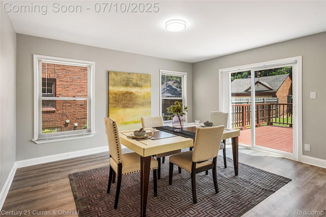 18024 Fairfield St, Redford, MI 48221 - dining area with wood finished floors and baseboards