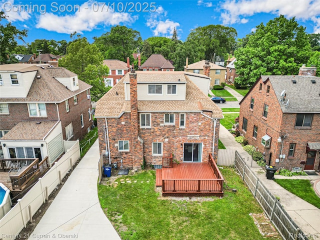 18024 Fairfield St, Redford, MI 48221 - aerial view of residential area