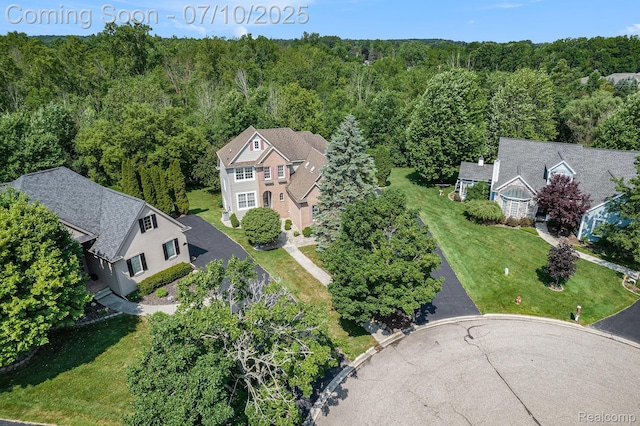 6161 Golfside Ct, Grand Blanc, MI 48439 - drone / aerial view of a forest