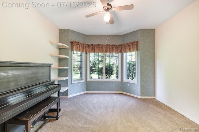 6161 Golfside Ct, Grand Blanc, MI 48439 - spare room with carpet and ceiling fan