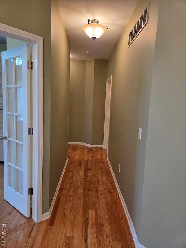 2181 E Shore Dr, Rochester Hills, MI 48307 - corridor with wood finished floors and baseboards