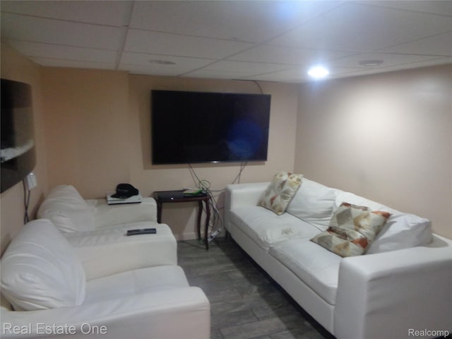 1353 N Gulley Rd, Dearborn Heights, MI 48127 - living room with a drop ceiling