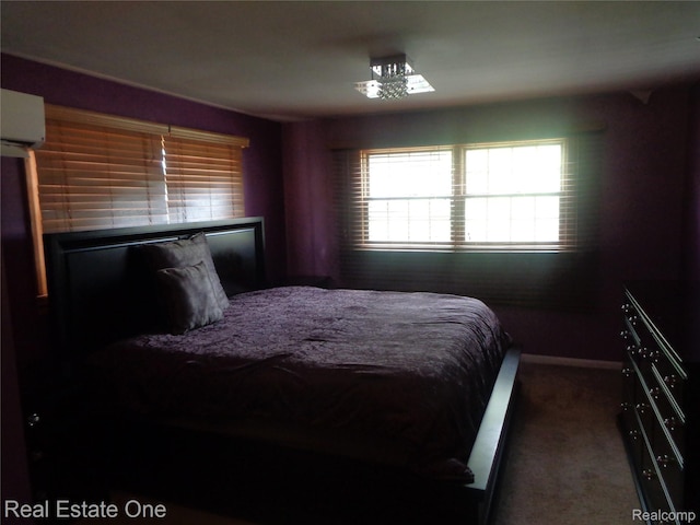 1353 N Gulley Rd, Dearborn Heights, MI 48127 - bedroom featuring carpet and a wall unit AC