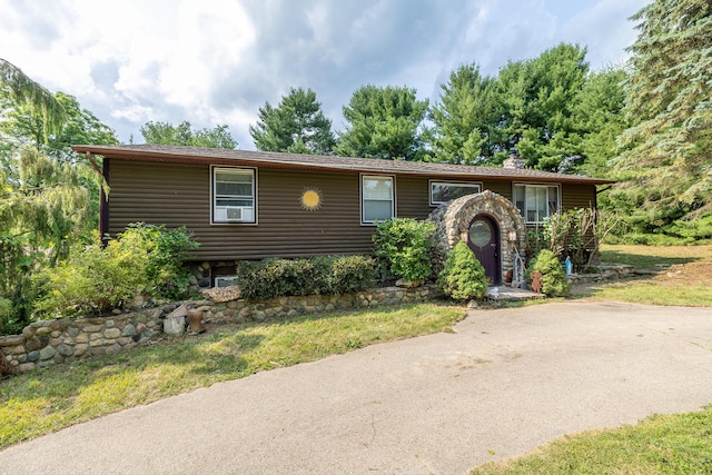 19744 Ivey Rd, Chelsea, MI 48118 - view of front of house featuring faux log siding