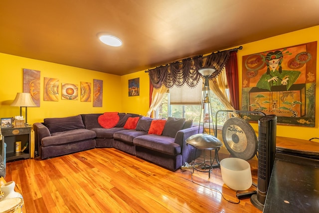 19744 Ivey Rd, Chelsea, MI 48118 - living area with hardwood / wood-style floors