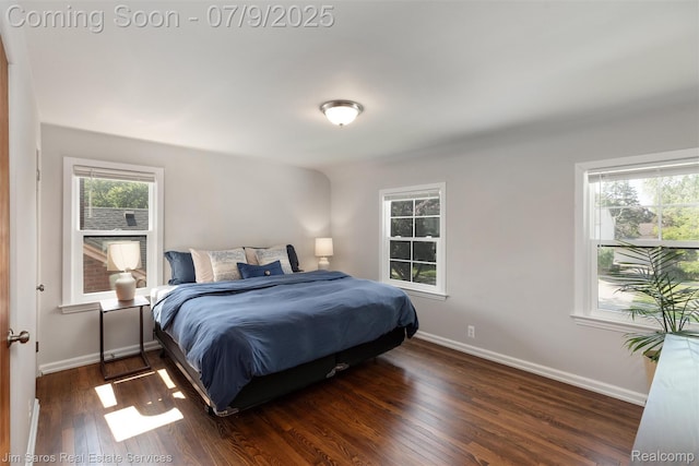 2182 Hawthorne Rd, Detroit, MI 48236 - bedroom featuring dark wood-type flooring and baseboards