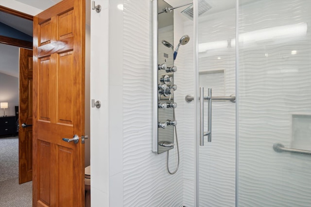 5090 Schrah Dr, Munith, MI 49259 - full bath featuring a shower stall