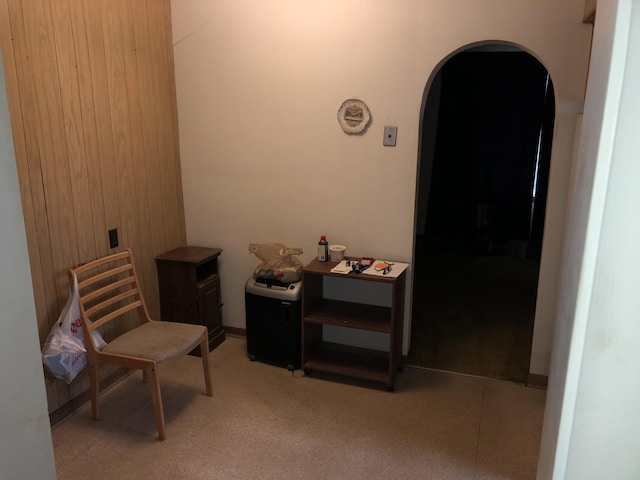 1483 Rose Ave, Benton Harbor, MI 49022 - living area featuring arched walkways