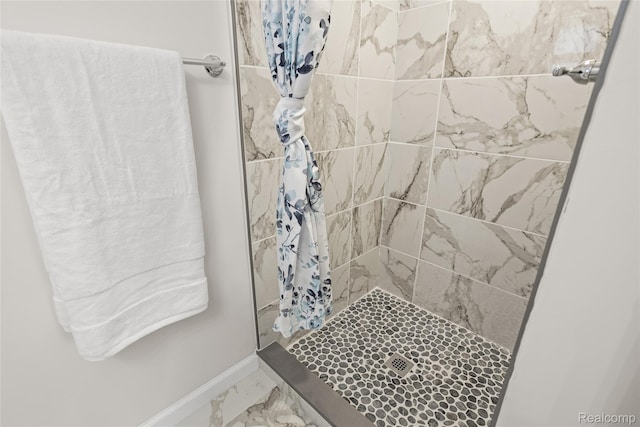 36393 Dardanella St, Livonia, MI 48152 - full bathroom with marble finish floors and a shower stall