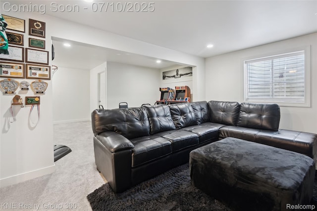 7057 Primrose Ln, Grand Blanc, MI 48439 - living area with carpet flooring and recessed lighting