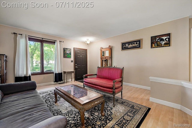4674 Chapel Dr, Troy, MI 48085 - living area with light wood-style flooring and baseboards